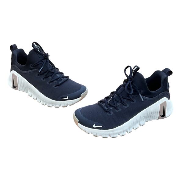 Nike Free Metcon 6 Black Off White Athletic Running Sneaker Men 8/41 - Picture 4 of 12